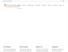 Tablet Screenshot of fitchlawgroup.com